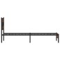 vidaXL Bettgestell ohne Matratze Braun Eiche 80x200 cm Holzwerkstoff vidaXL Bettgestell ohne Matratze Braun Eiche 80x200 cm Holzwerkstoff