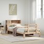 vidaXL Massivholzbett mit Regal ohne Matratze 100x200 cm Kiefer vidaXL Massivholzbett mit Regal ohne Matratze 100x200 cm Kiefer