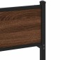 vidaXL Bettgestell ohne Matratze Braun Eiche 75x190 cm Holzwerkstoff vidaXL Bettgestell ohne Matratze Braun Eiche 75x190 cm Holzwerkstoff