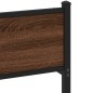 vidaXL Bettgestell ohne Matratze Braun Eiche 120x190 cm Holzwerkstoff vidaXL Bettgestell ohne Matratze Braun Eiche 120x190 cm Holzwerkstoff