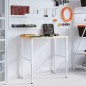 vidaXL Werkbank 100x60x(71,5-98) cm Massivholz Buche Rechteckig vidaXL Werkbank 100x60x(71,5-98) cm Massivholz Buche Rechteckig