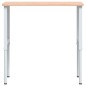 vidaXL Werkbank 100x60x(71,5-98) cm Massivholz Buche Rechteckig vidaXL Werkbank 100x60x(71,5-98) cm Massivholz Buche Rechteckig