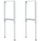 vidaXL Werkbank 100x60x(71,5-98) cm Massivholz Buche Rechteckig vidaXL Werkbank 100x60x(71,5-98) cm Massivholz Buche Rechteckig