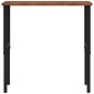 vidaXL Werkbank Dunkelbraun 100x60x(71,5-98) cm Massivholz Eiche vidaXL Werkbank Dunkelbraun 100x60x(71,5-98) cm Massivholz Eiche