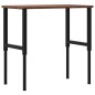 vidaXL Werkbank Dunkelbraun 100x60x(71,5-98) cm Massivholz Eiche vidaXL Werkbank Dunkelbraun 100x60x(71,5-98) cm Massivholz Eiche