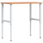 vidaXL Werkbank 100x60x(71,5-98) cm Massivholz Buche Rechteckig vidaXL Werkbank 100x60x(71,5-98) cm Massivholz Buche Rechteckig
