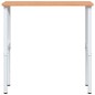 vidaXL Werkbank 100x60x(71,5-98) cm Massivholz Buche Rechteckig vidaXL Werkbank 100x60x(71,5-98) cm Massivholz Buche Rechteckig