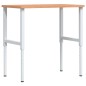 vidaXL Werkbank 100x60x(71,5-98) cm Massivholz Buche Rechteckig vidaXL Werkbank 100x60x(71,5-98) cm Massivholz Buche Rechteckig