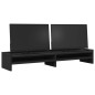 vidaXL Monitorständer Schwarz 100x24x16 cm Holzwerkstoff vidaXL Monitorständer Schwarz 100x24x16 cm Holzwerkstoff