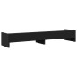 vidaXL Monitorständer Schwarz 100x24x16 cm Holzwerkstoff vidaXL Monitorständer Schwarz 100x24x16 cm Holzwerkstoff