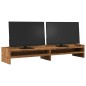 vidaXL Monitorständer Altholz-Optik 100x24x16 cm Holzwerkstoff vidaXL Monitorständer Altholz-Optik 100x24x16 cm Holzwerkstoff