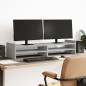 vidaXL Monitorständer Grau Sonoma 100x27x20 cm Holzwerkstoff vidaXL Monitorständer Grau Sonoma 100x27x20 cm Holzwerkstoff
