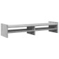 vidaXL Monitorständer Grau Sonoma 100x27x20 cm Holzwerkstoff vidaXL Monitorständer Grau Sonoma 100x27x20 cm Holzwerkstoff