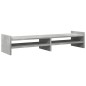 vidaXL Monitorständer Betongrau 100x27x20 cm Holzwerkstoff vidaXL Monitorständer Betongrau 100x27x20 cm Holzwerkstoff