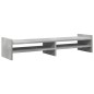 vidaXL Monitorständer Betongrau 100x27x20 cm Holzwerkstoff vidaXL Monitorständer Betongrau 100x27x20 cm Holzwerkstoff
