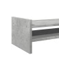 vidaXL Monitorständer Betongrau 100x27x20 cm Holzwerkstoff vidaXL Monitorständer Betongrau 100x27x20 cm Holzwerkstoff
