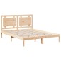 vidaXL Massivholzbett Extra Lang ohne Matratze 140x210 cm vidaXL Massivholzbett Extra Lang ohne Matratze 140x210 cm