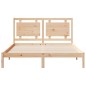 vidaXL Massivholzbett Extra Lang ohne Matratze 140x210 cm vidaXL Massivholzbett Extra Lang ohne Matratze 140x210 cm