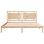 vidaXL Massivholzbett Extra Lang ohne Matratze 180x210 cm vidaXL Massivholzbett Extra Lang ohne Matratze 180x210 cm