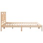 vidaXL Massivholzbett Extra Lang ohne Matratze 160x220 cm vidaXL Massivholzbett Extra Lang ohne Matratze 160x220 cm