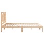 vidaXL Massivholzbett Extra Lang ohne Matratze 140x220 cm vidaXL Massivholzbett Extra Lang ohne Matratze 140x220 cm