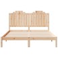 vidaXL Massivholzbett Extra Lang ohne Matratze 140x210 cm vidaXL Massivholzbett Extra Lang ohne Matratze 140x210 cm