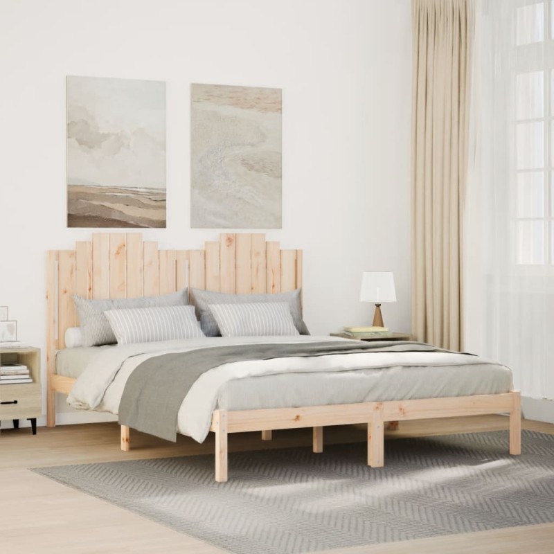 vidaXL Massivholzbett Extra Lang ohne Matratze 140x220 cm vidaXL Massivholzbett Extra Lang ohne Matratze 140x220 cm