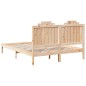 vidaXL Massivholzbett Extra Lang ohne Matratze 140x220 cm vidaXL Massivholzbett Extra Lang ohne Matratze 140x220 cm