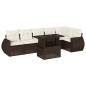 vidaXL 7-tlg. Garten-Sofagarnitur mit Kissen Braun Poly Rattan vidaXL 7-tlg. Garten-Sofagarnitur mit Kissen Braun Poly Rattan