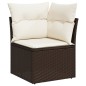 vidaXL 7-tlg. Garten-Sofagarnitur mit Kissen Braun Poly Rattan vidaXL 7-tlg. Garten-Sofagarnitur mit Kissen Braun Poly Rattan