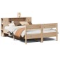 vidaXL Massivholzbett mit Regal ohne Matratze 120x190 cm Kiefer vidaXL Massivholzbett mit Regal ohne Matratze 120x190 cm Kiefer