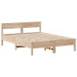 vidaXL Massivholzbett mit Regal ohne Matratze 120x190 cm Kiefer vidaXL Massivholzbett mit Regal ohne Matratze 120x190 cm Kiefer