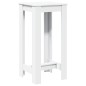 vidaXL Bartisch Weiß 51x50x103,5 cm Holzwerkstoff vidaXL Bartisch Weiß 51x50x103,5 cm Holzwerkstoff