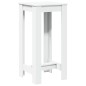 vidaXL Bartisch Weiß 51x50x103,5 cm Holzwerkstoff vidaXL Bartisch Weiß 51x50x103,5 cm Holzwerkstoff