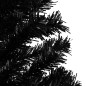 Künstlicher Weihnachtsbaum mit LEDs & Kugeln Schwarz 240 cm PVC Künstlicher Weihnachtsbaum mit LEDs & Kugeln Schwarz 240 cm PVC