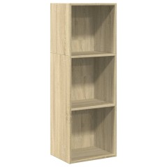 vidaXL Bücherregal Sonoma-Eiche 40x30x114 cm Holzwerkstoff