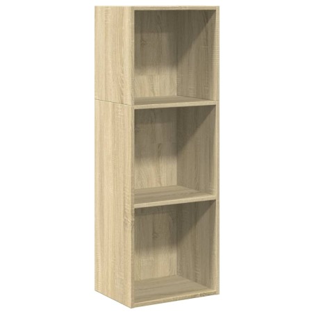 vidaXL Bücherregal Sonoma-Eiche 40x30x114 cm Holzwerkstoff