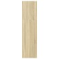 vidaXL Bücherregal Sonoma-Eiche 40x30x114 cm Holzwerkstoff vidaXL Bücherregal Sonoma-Eiche 40x30x114 cm Holzwerkstoff