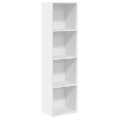 vidaXL Bücherregal Weiß 40x30x152 cm Holzwerkstoff