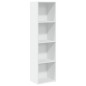 vidaXL Bücherregal Weiß 40x30x152 cm Holzwerkstoff vidaXL Bücherregal Weiß 40x30x152 cm Holzwerkstoff