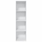 vidaXL Bücherregal Weiß 40x30x152 cm Holzwerkstoff vidaXL Bücherregal Weiß 40x30x152 cm Holzwerkstoff