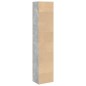 vidaXL Bücherregal Betongrau 40x30x189 cm Holzwerkstoff vidaXL Bücherregal Betongrau 40x30x189 cm Holzwerkstoff
