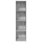 vidaXL Bücherregal Grau Sonoma 40x30x152 cm Holzwerkstoff vidaXL Bücherregal Grau Sonoma 40x30x152 cm Holzwerkstoff