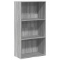 vidaXL Bücherregal Grau Sonoma 60x30x114 cm Holzwerkstoff vidaXL Bücherregal Grau Sonoma 60x30x114 cm Holzwerkstoff