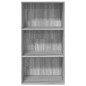 vidaXL Bücherregal Grau Sonoma 60x30x114 cm Holzwerkstoff vidaXL Bücherregal Grau Sonoma 60x30x114 cm Holzwerkstoff