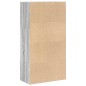 vidaXL Bücherregal Grau Sonoma 60x30x114 cm Holzwerkstoff vidaXL Bücherregal Grau Sonoma 60x30x114 cm Holzwerkstoff
