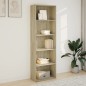 vidaXL Bücherregal Sonoma-Eiche 60x30x189 cm Holzwerkstoff vidaXL Bücherregal Sonoma-Eiche 60x30x189 cm Holzwerkstoff