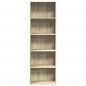 vidaXL Bücherregal Sonoma-Eiche 60x30x189 cm Holzwerkstoff vidaXL Bücherregal Sonoma-Eiche 60x30x189 cm Holzwerkstoff
