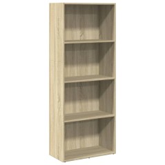 vidaXL Bücherregal Sonoma-Eiche 60x30x152 cm Holzwerkstoff