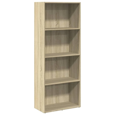 vidaXL Bücherregal Sonoma-Eiche 60x30x152 cm Holzwerkstoff